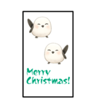 シマエナガのBIG年賀状（個別スタンプ：11）