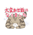 ねこまみれ年賀（個別スタンプ：12）