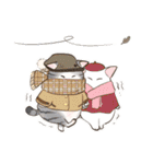 ねこまみれ年賀（個別スタンプ：15）