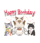 ねこまみれ年賀（個別スタンプ：21）