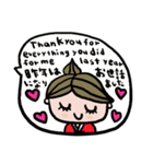 (nenerin日常会話スタンプ026英語気遣い)（個別スタンプ：34）