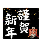 アメリカンカール❗️子猫のお正月あいさつ（個別スタンプ：5）