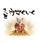 トンキニーズ子猫！かわいいお正月あいさつ（個別スタンプ：27）