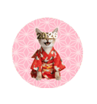 トンキニーズ子猫！かわいいお正月あいさつ（個別スタンプ：40）