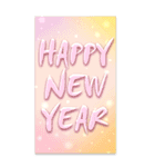 老眼OK♥喪中・寒中・年賀状Bigスタンプ！！（個別スタンプ：10）