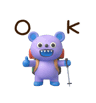 冬☆キバくま（個別スタンプ：8）