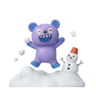 冬☆キバくま（個別スタンプ：12）