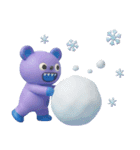 冬☆キバくま（個別スタンプ：19）