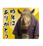 動物園のお正月 年末年始スタンプ（個別スタンプ：4）