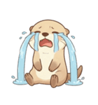 体調不良なカワウソ（つらい不調の時に）（個別スタンプ：17）