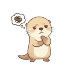 体調不良なカワウソ（つらい不調の時に）（個別スタンプ：18）