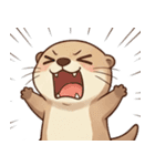 体調不良なカワウソ（つらい不調の時に）（個別スタンプ：20）