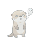 体調不良なカワウソ（つらい不調の時に）（個別スタンプ：24）
