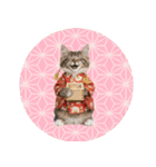 ノルウェージャン子猫！お正月スタンプ（個別スタンプ：40）