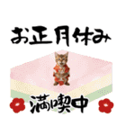 ベンガル子猫！華やかお正月スタンプ（個別スタンプ：23）