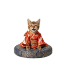 ベンガル子猫！華やかお正月スタンプ（個別スタンプ：37）