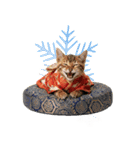 ベンガル子猫！華やかお正月スタンプ（個別スタンプ：38）