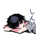 ダウナー男子の冬★ゆるっと（個別スタンプ：10）