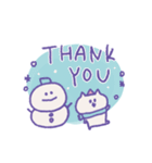 冬のねこねこパーティ（個別スタンプ：25）