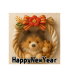 シェルティのふわもこ午年♡年末年始ご挨拶（個別スタンプ：8）