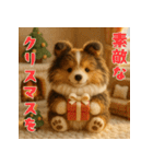 シェルティのふわもこ午年♡年末年始ご挨拶（個別スタンプ：25）