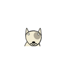 愛しのブルテリア超小版 N（個別スタンプ：39）