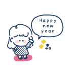 ゆるふわGIRL◎年末年始2025（再販)（個別スタンプ：5）