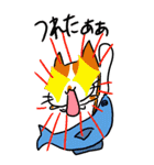 釣り好き猫の、今日の釣果は？（個別スタンプ：3）