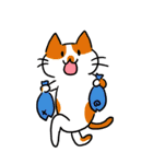 釣り好き猫の、今日の釣果は？（個別スタンプ：12）