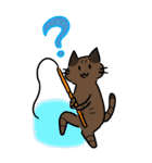 釣り好き猫の、今日の釣果は？（個別スタンプ：37）