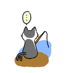 釣り好き猫の、今日の釣果は？（個別スタンプ：40）