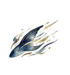 美しい夜の鰭たち（個別スタンプ：25）