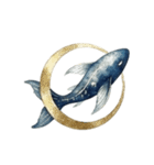 美しい夜の鰭たち（個別スタンプ：27）