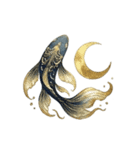 美しい夜の鰭たち（個別スタンプ：32）