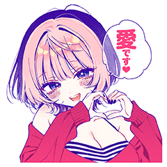 [LINEスタンプ] のあ先輩はともだち。(あきやまえんま)
