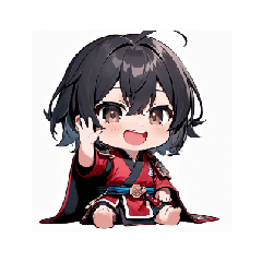 [LINEスタンプ] ツンデレ武将のリアクションスタンプ