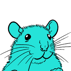 [LINEスタンプ] 動く！サイケなファンシーラット