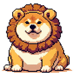 [LINEスタンプ] 動物園の太っちょ柴犬 いろんな着ぐるみ