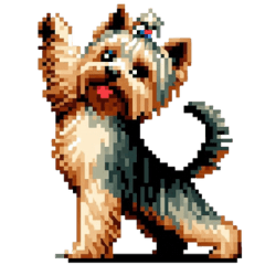 [LINEスタンプ] キュートなヨークシャテリアのスタンプ