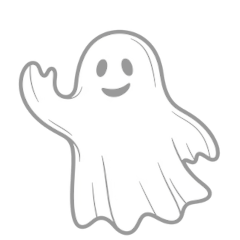 [LINEスタンプ] 透明な幽霊のスタンプ