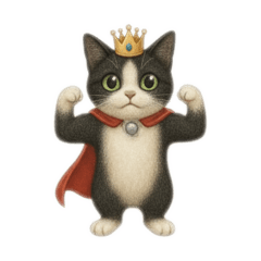 [LINEスタンプ] ハチワレと茶トラの日常