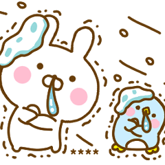 [LINEスタンプ] うさぺんの冬カスタムだよ