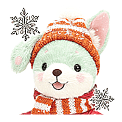 [LINEスタンプ] ぬいイッヌ 年賀 冬イベ