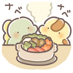 [LINEスタンプ] ぼくは、きょうりゅう【冬の日々】