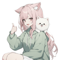 [LINEスタンプ] ケモミミ女の子の毎日スタンプ