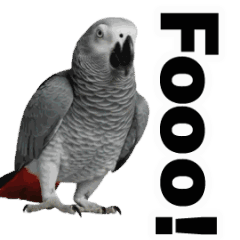 [LINEスタンプ] 超軽量！自由気ままなヨウムのスタンプ