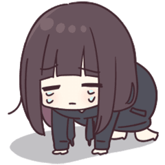 [LINEスタンプ] ネガティブくるみちゃん。スタンプ