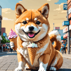 [LINEスタンプ] 柴犬の日常9