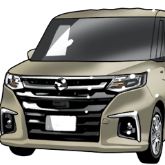 [LINEスタンプ] 車(ミニバン91)クルマバイクシリーズ