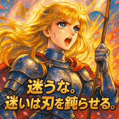 [LINEスタンプ] ジャンヌダルク − 解放の戦士 −